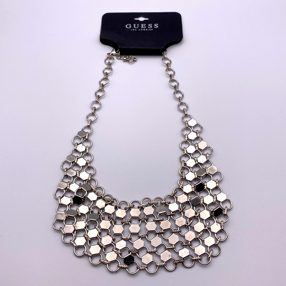NWT Guess Silver Necklace